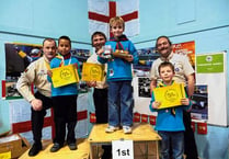 Record turnout for the Pinewood Derby
