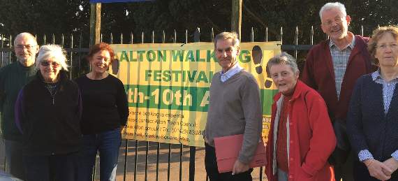 Walkers to hot foot it to festival