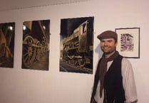 Steam trains inspire artist