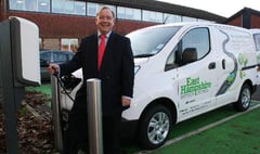 Electric van on road to savings