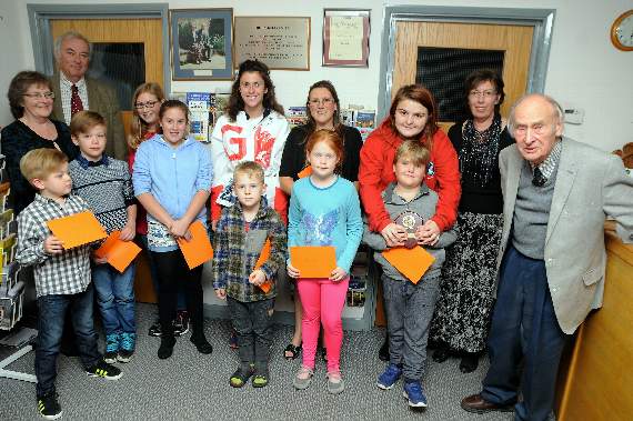 Sports day winners receive prizes