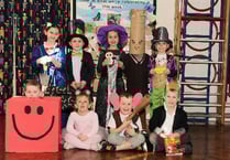 Children book in for reading fun