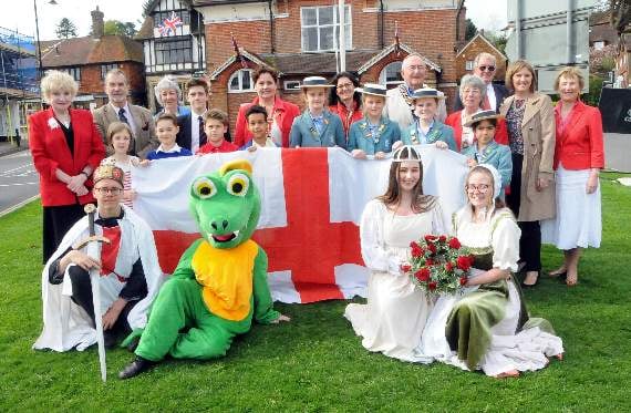 Saint’s alive in our town as George slays dragon