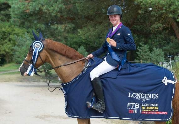 Harry Charles claims Young Rider gold on his birthday