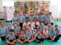 In the throes of learning about judo
