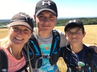 Trio complete South Downs Way trek