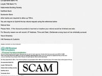 HM Customs warning on latest tax refund fraud