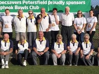 £900 bowling cheque a sight for sore eyes