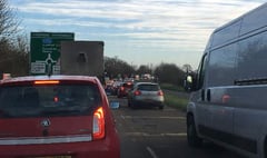 Heavy traffic as month-long A31 lane closure commences