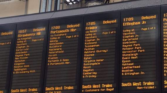 Major disruption on SWR services from Waterloo following incident near Wimbledon