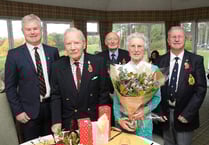 A wee dram for Lt Col Jamie Jack