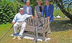 Alan Titchmarsh unveils statue to mark Gilbert White's 300th anniversary