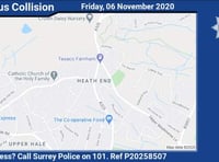 Update: Pedestrian fighting for life after A325 hit and run