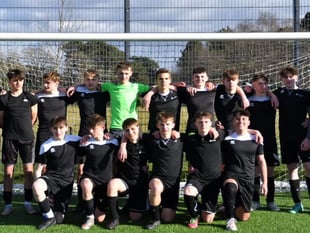 Five years on, Oakmoor School’s footballers clinch that prized double