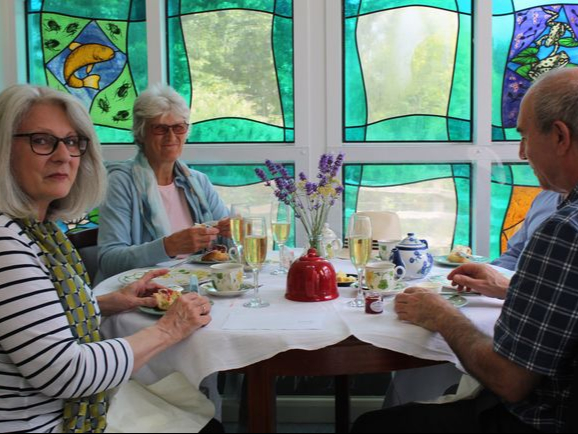 National Cream Tea Day was celebrated at Haslemere Educational Museum