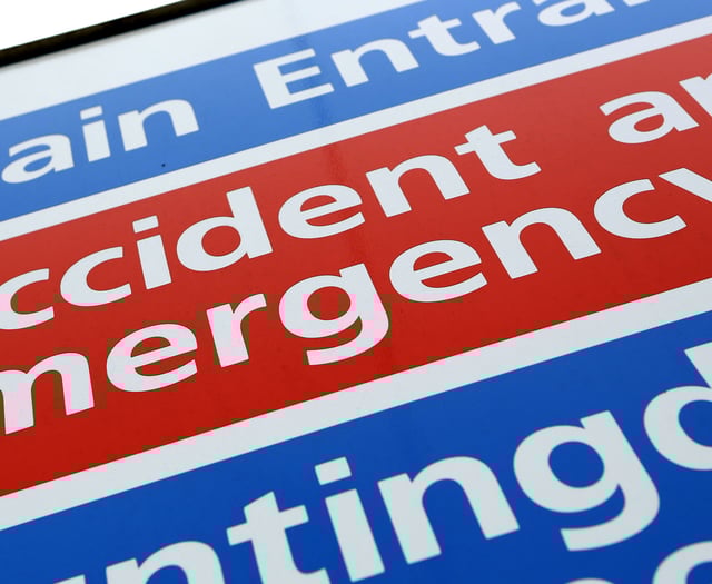Drop in visits to A&E at Hampshire Hospitals Trust last month