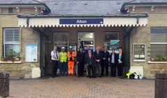 Work starts on £1.3 million Alton railway station improvement project