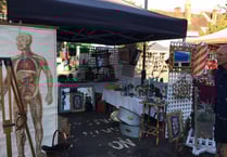 Plenty to choose from at brocante market in Alresford