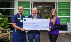 Man from Headley Down does sponsored walk to thank hospital