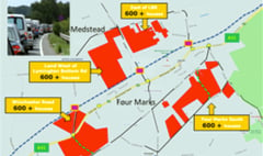 Petition against prospect of 1,300 homes in Medstead and Four Marks