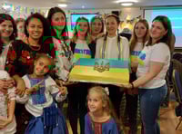 Party time for Ukrainians and hosts in Alton