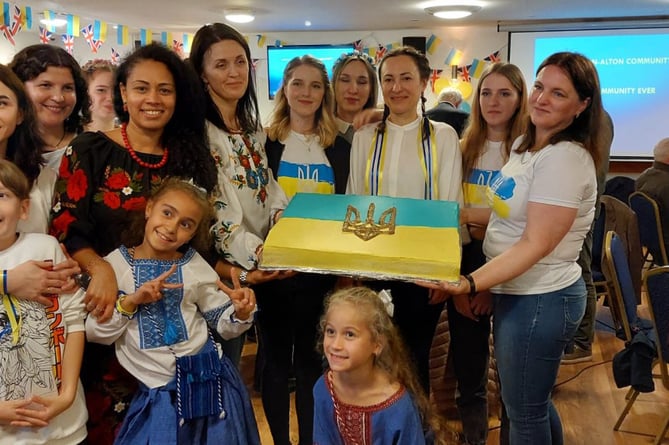 Ukrainian feast at Alton Rugby Club, October 14th 2022.