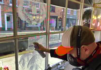 Stunning snow scenes in shop windows set to draw visitors to Farnham