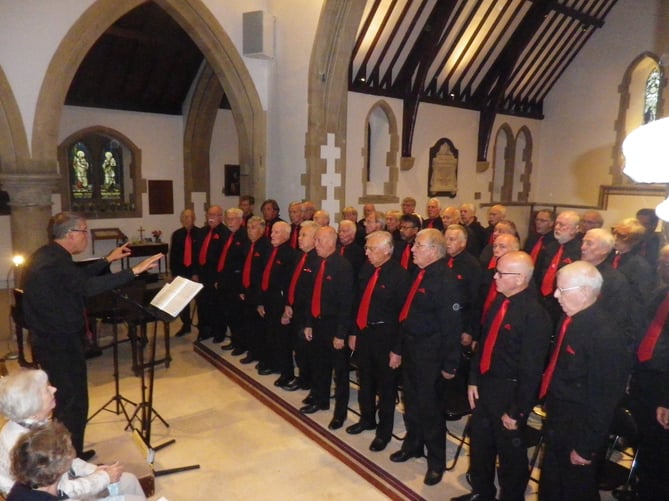 Hart Male Voice Choir at St Peter’s Church.