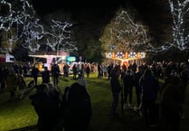 Grayshott’s Christmas lights turned on