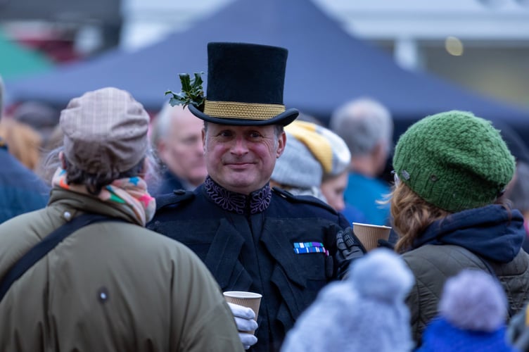 Town crier Christian Ashdown