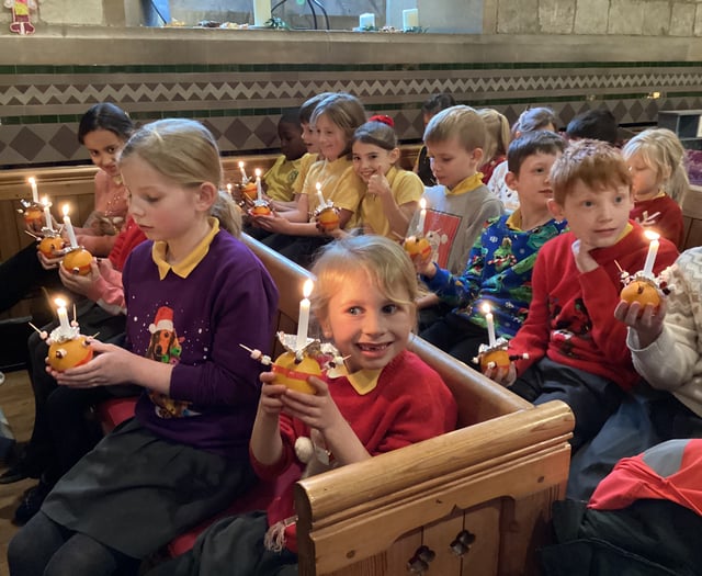 St Matthew’s CE Primary School in Blackmoor holds Christingle service 