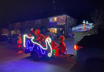 Video: Father Christmas spotted in The Chantrys and north-west Farnham
