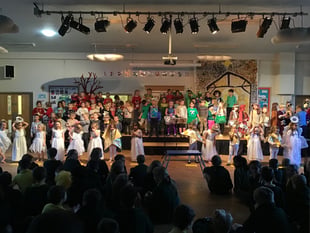 Nativity at St Matthew's in Blackmoor reached for the stars