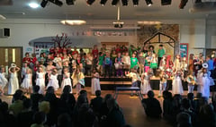 Nativity at St Matthew's in Blackmoor reached for the stars