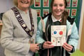 Haslemere mayor meets Christmas card competition winner