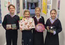 Pupils at Alton School donate Christmas presents to Alton Lions  