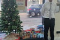 Food bank collection point at Alton insurance brokers