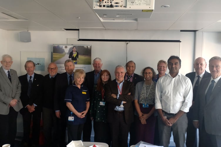 LIBRA trustees with haematology experts at King's College Hospital in London