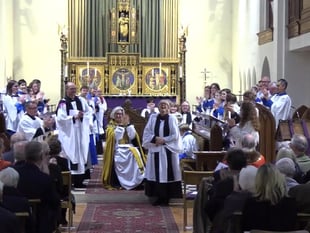 Was vicar the first American to pledge allegiance to the King?