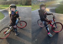 Four Marks School BMX star Betty Wills enjoys new Alton pump track