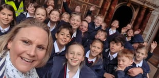 Royal Prep School pupils visit the Globe Theatre in London