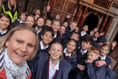 Royal Prep School pupils visit the Globe Theatre in London