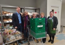 Chancellor visits Waitrose Farnham after donation of 40,000 meals