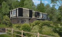 New plans to re-build Lower Bourne's 'shipping container' house
