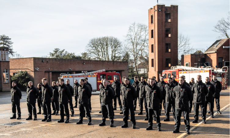 Surrey Fire and Rescue Service welcomed 37 new firefighters to the service this month