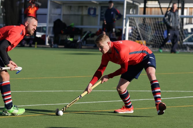 Scott Perry gets ready to execute a drag flick