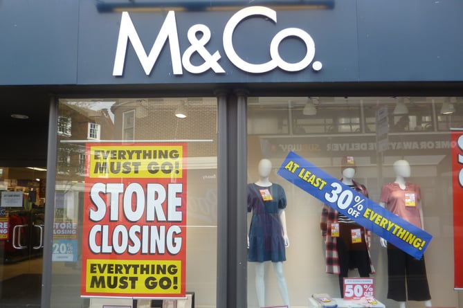 M&Co in Alton High Street, February 7rh 2023.