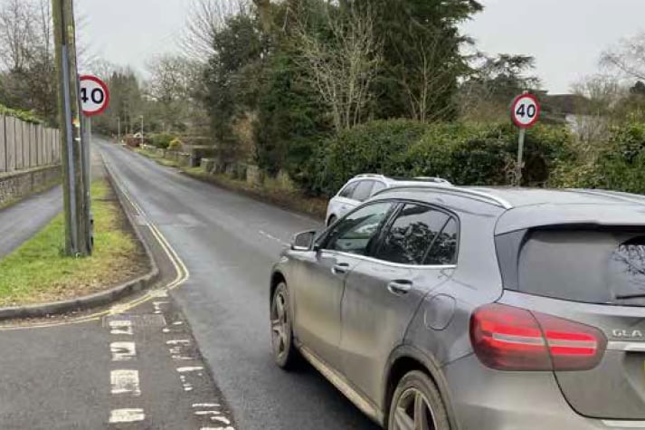 Traffic in Petersfield.