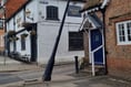 Car smashes into one of Farnham's Victorian Grade II-listed lampposts