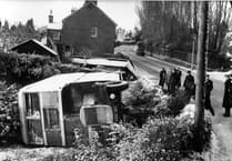From the Herald archive: An icy end for Farnham's No.15 bus in 1954